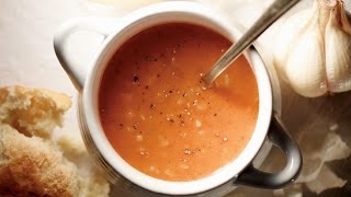 Creamy tomato rice soup  Milk Calendar 2013 Recipe [upl. by Brear814]