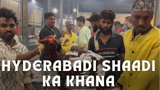 Hyderabadi Shaadi ka Khana By Sultan Wedding Service  Hrithik Vibes [upl. by Ibrahim]