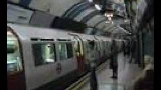 London Underground Piccadilly Line at Kings Cross [upl. by Ennairac]