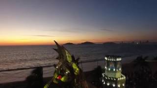 Carnival Parade 2017  Mazatlan Mexico Drones [upl. by Alleuqcaj48]