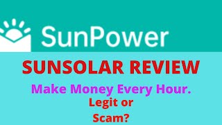 Is Sunsolarone Legit or Scam Watch sunpower review [upl. by Novyert]