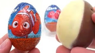 DibusYmas Finding Nemo Surprise Egg opening with gift toy and delicious chocolate [upl. by Laurent690]