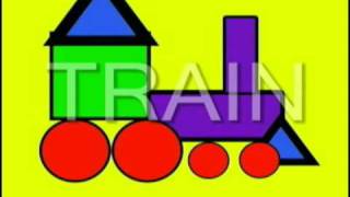 Build A Train Using Different Shapes [upl. by Aicina]