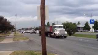 International 8600 and Freightliner FLD120 jake brake [upl. by Yrahk336]