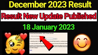 Ignou Result December 2023 New Update Released  January 2024 exam result new update [upl. by Rossen]