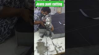 Jeans pant cutting process how to jeans pant cutting jeanspants jeans taperedjeans [upl. by Nappy]