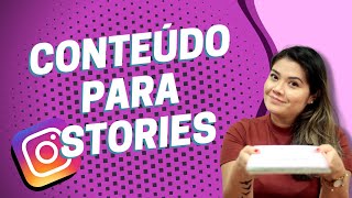 COMO FAZER PLANEJAMENTO DE CONTEÚDO PARA STORIES  Wanessa Castro [upl. by Illil]