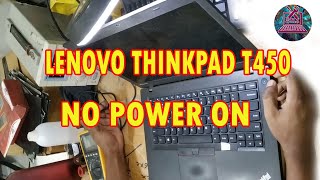 lenovo thinkpad t450 not turning on  msiinfotech lenovo laptoprepair [upl. by Aikahc]