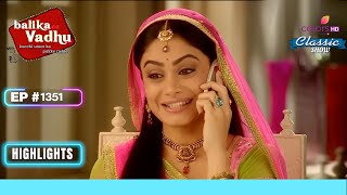 Kalyani ने Anandi को खुशखबरी दी  Balika Vadhu  बालिका वधू  Highlight  Ep 1351 [upl. by Nodnalb968]