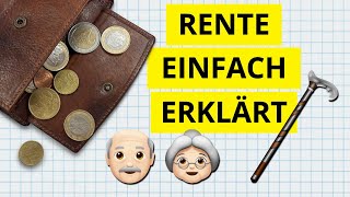 Wie viel Rente bekommst du Wie funktioniert die Rente Einfach erklärt inkl Beispiel 🤔 [upl. by Odrareg]