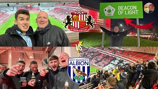 SUNDERLAND VS WBA VLOG  IS THE PRESSURE MOUNTING ON KING CARLOS [upl. by Yelyab]