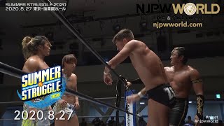 Ibushi amp Tanahashi meet ZSJ and Taichi for the tag titles Saturday Summer Struggle [upl. by Lauree]