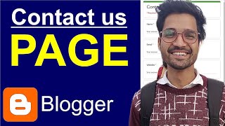 How to create contact us page in blogger contact blogger blogging [upl. by Tecil]