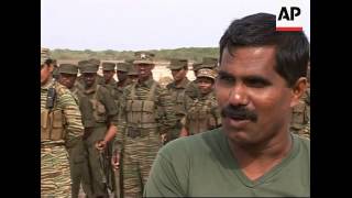 LTTE rebels perform livefire exercise [upl. by Nowaj]