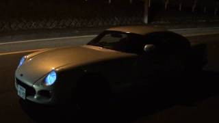 TVR Cerbera 42 white pearl  exhaust sound 02 [upl. by Ycnej]