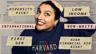 how i ACTUALLY got into harvard reading my admissions file international first gen low income [upl. by Ariay]