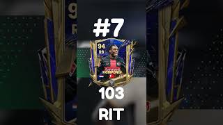 TOP JUGADORES MAS RAPIDOS DEL FC MOBILE 24 fcmobile24 fifa [upl. by Rory]