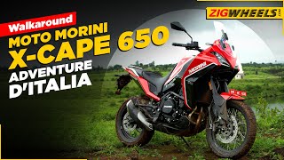 Moto Morini XCape 650  An Italian Alternative To The Japanese ADVs  Walkaround [upl. by Pelagi]