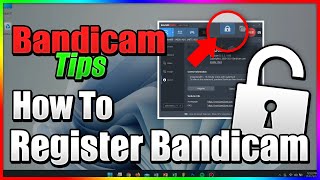 How to register the Bandicam serial number [upl. by Barcot992]