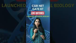 Bansal Biology new Courses  CSIR NET and GATE Course 🔥 [upl. by Nimrahc2]