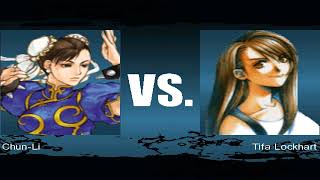 MUGEN Chun Li vs Tifa Lockhart [upl. by Yerkovich183]