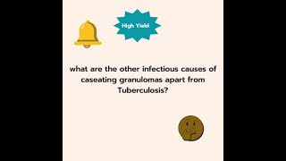 Caseating Granuloma Infectious Causes usmle meded medstudent [upl. by Salas135]