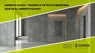 Cemento pulido tendencia de estilo industrial [upl. by Harriet]