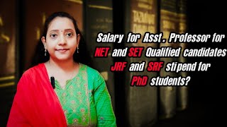 Asst Professor salary from UGCNET and APSETJRF and SRF StipendPhDapsetugcnet [upl. by Aseiram568]