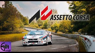 Assetto corsa rally mod Lancia 037 Targa florio 73 Fanatec onboard [upl. by Winona]