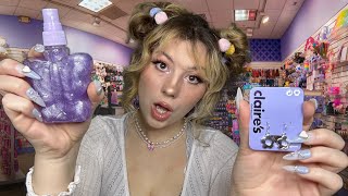 ASMR ✨CLAIRES GIRL✨ Pierces Your Ears amp does your makeup ROLEPLAY Pt 2 [upl. by Morris]