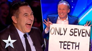 Unforgettable Audition HILARIOUS misheard lyrics with Ben Langley  Britains Got Talent [upl. by Ahsenad]