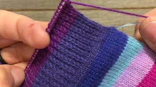 ToeCastOn  ToeUp Sock Knitting Tutorial [upl. by Terrill]