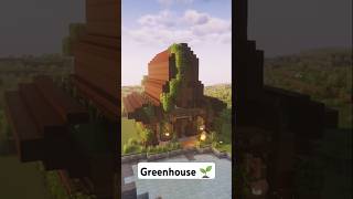 Greenhouse minecraft minecraftbuilding minecraftideas minecraftshorts fyp viralvideo [upl. by Phillada]