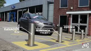 Bolardos Automáticos  Control de Acceso Vehicular  EASY 700 INOX  OampO  RSeguridad [upl. by Geilich]