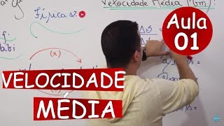 Velocidade Média  Conceitos Iniciais Aula 01 [upl. by Adnilem522]