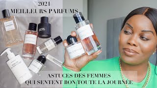 NOUVEAUX PARFUMS À MA COLLECTION  ASTUCES POUR FEMMES SENTIR BON TOUTE LA JOURNÉE DILAAM BEAUTY [upl. by Wollis]