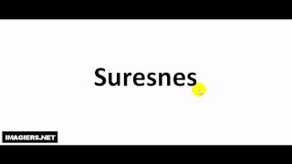 How to pronounce in French  Suresnes [upl. by Mcafee698]