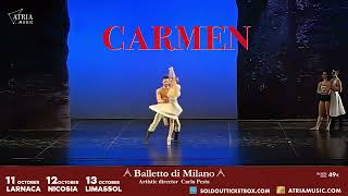 Italian state theatre Balletto di Milano presents the ballet Carmen music by Georges Bizet [upl. by Htebazle]