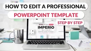 How To Edit a Professional Powerpoint Template Step by Step [upl. by Krongold853]