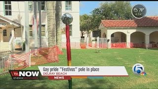 Gau pride Festivus pole in place [upl. by Naamann143]