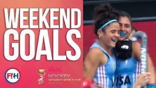 ALL THE GOALS From Days 1 and 2  2018 Womens World Cup [upl. by Arabeila]