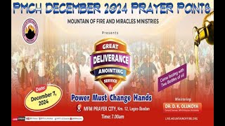 MFM PMCH DECEMBER 2024 Prayer Points POWER TO EXECUTE JUDGEMENT Prayers from Dr DK Olukoya [upl. by Enyedy]