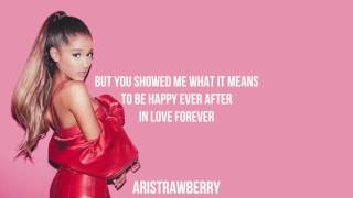 Ariana Grande Knew Better Forever Boy Lyrics [upl. by Adnorhs]