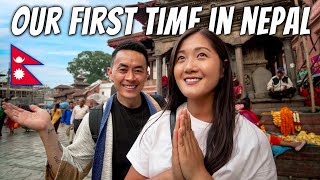 Our FIRST TIME In Nepal 🇳🇵Magical First Day In KATHMANDU [upl. by Irwin]