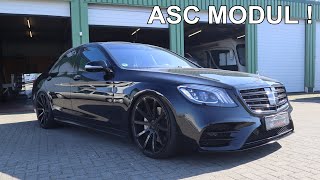 Mercedes SKlasse W222 Luftfahrwerk ASC Tieferlegung Modul Air Suspension Control Airmatic Lowering [upl. by Narut]