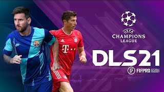 DLS 21 UCL Uefa Champions League Edition Android OfflineOnline 350 MB HD Graphics [upl. by Gibe]