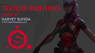 Substance Painter  Texture Painting  Speed Process [upl. by Atekihs]