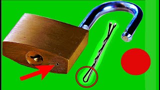 How to Pick a Lock With Hairpins 🔴 How to Open Lock without Key Shorts [upl. by Linea118]