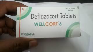 Wellcort 6mg Tablet View Uses Side Effects Price in hindi [upl. by Jorey]