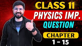 Physics Important Question Class 11🔥 [upl. by Urbai]